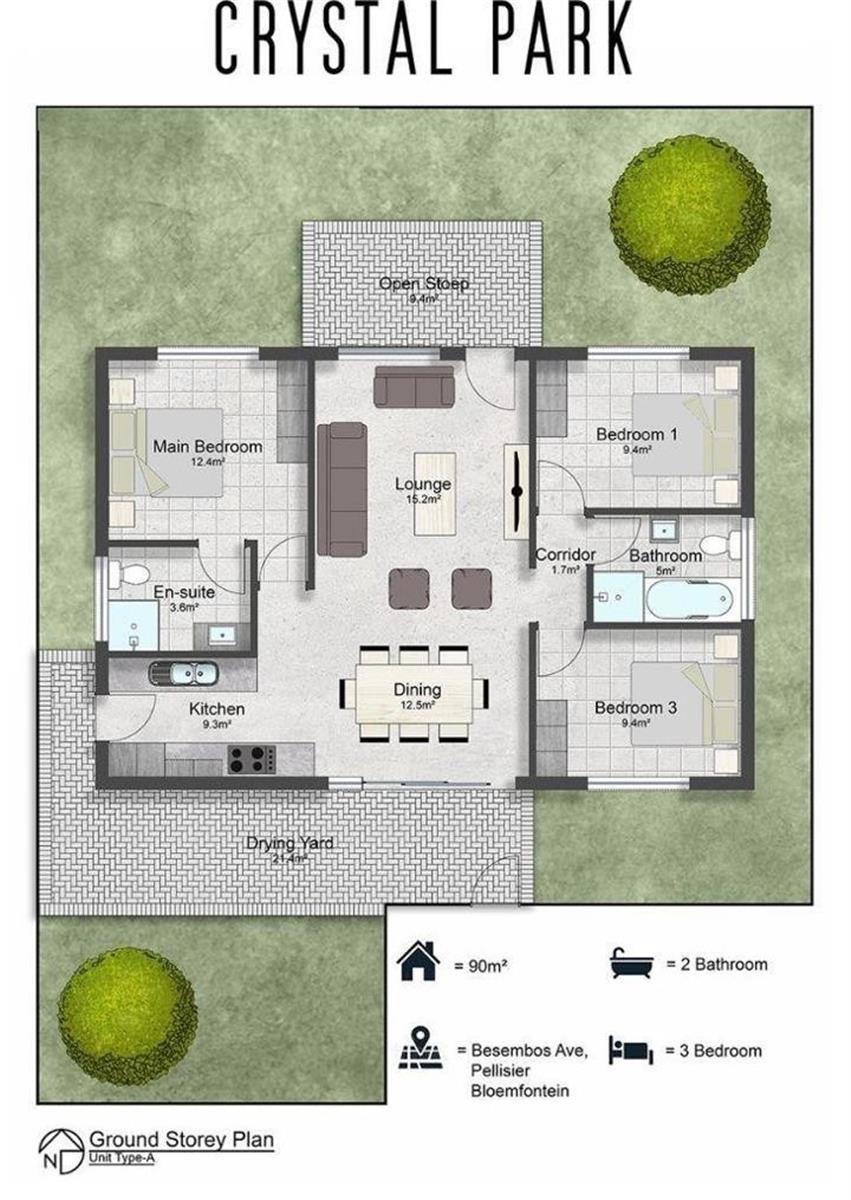 3 Bedroom Property for Sale in Pellissier Free State
